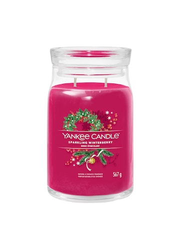Yankee Candle Signature Large Jar Sparkling Winterberry