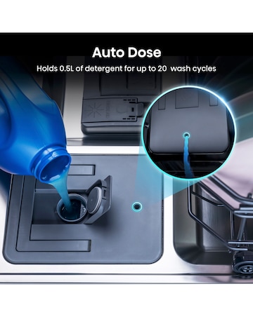 Hisense HS693C60XADUK 16 Place Dishwasher - Silver