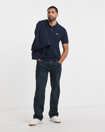 Lacoste Classic Short Sleeve Pique Polo - Navy