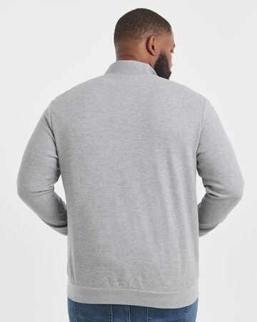 Jack & Jones Paulos Full Zip Sweatshirt - Grey
