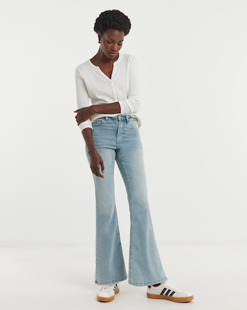Light Blue High Waist Super Soft Bootcut Jeans