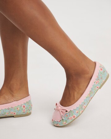 Joe Browns Ballerina Pumps Extra Wide Fit