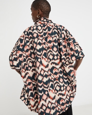 Printed Oversized Blouse