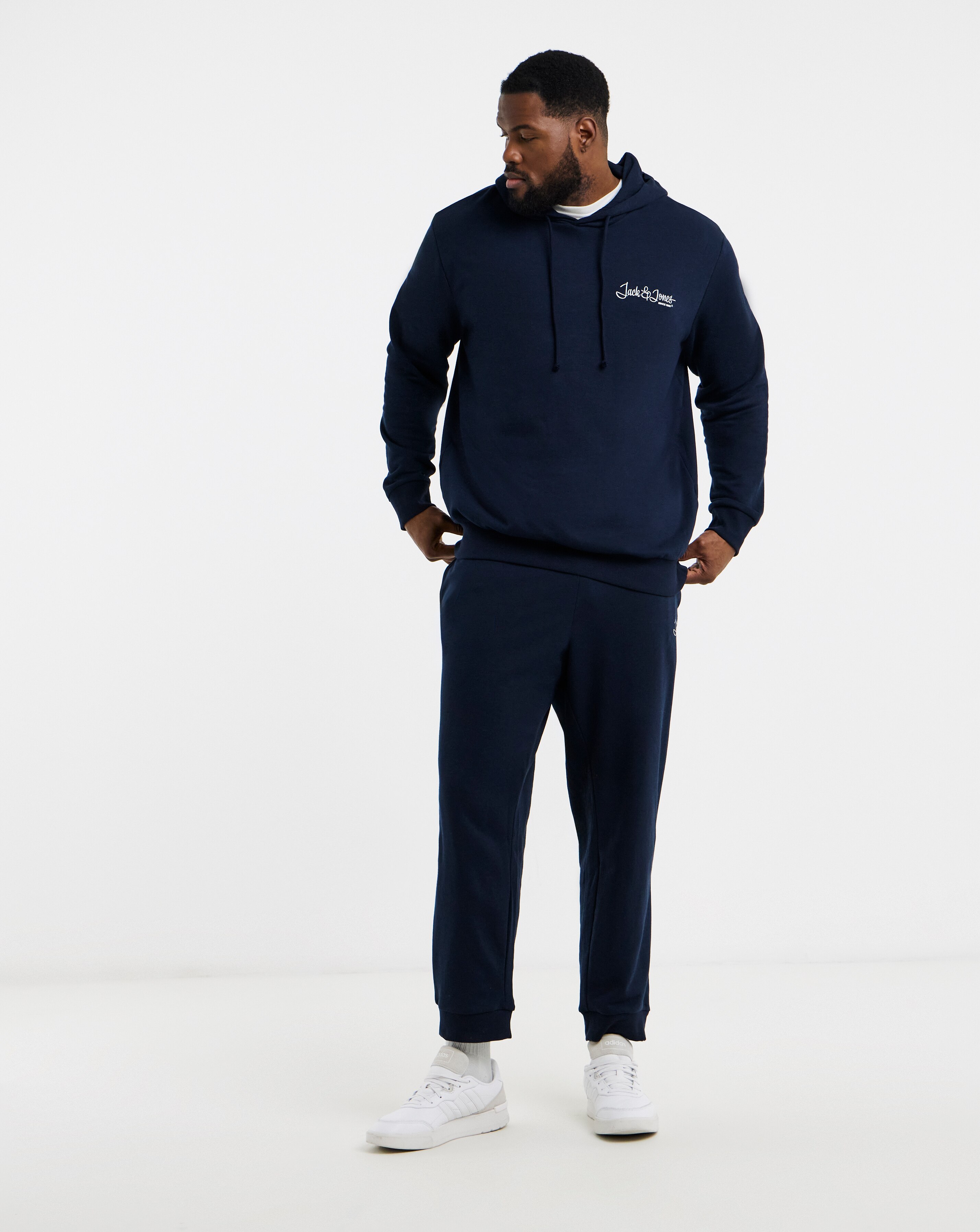 Jack & Jones Yuki Tracksuit Set - Navy | JD Williams