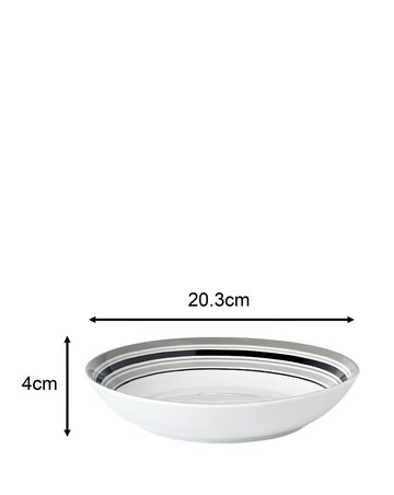 Waterside Brompton Grey 80 Piece Dinner Set