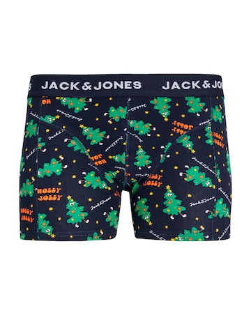 Jack & Jones Christmas Trunks 3 Pack - Multi