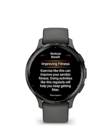 Garmin Venu 3S 41mm Smartwatch - Pebble Grey & Slate with Silicone Band