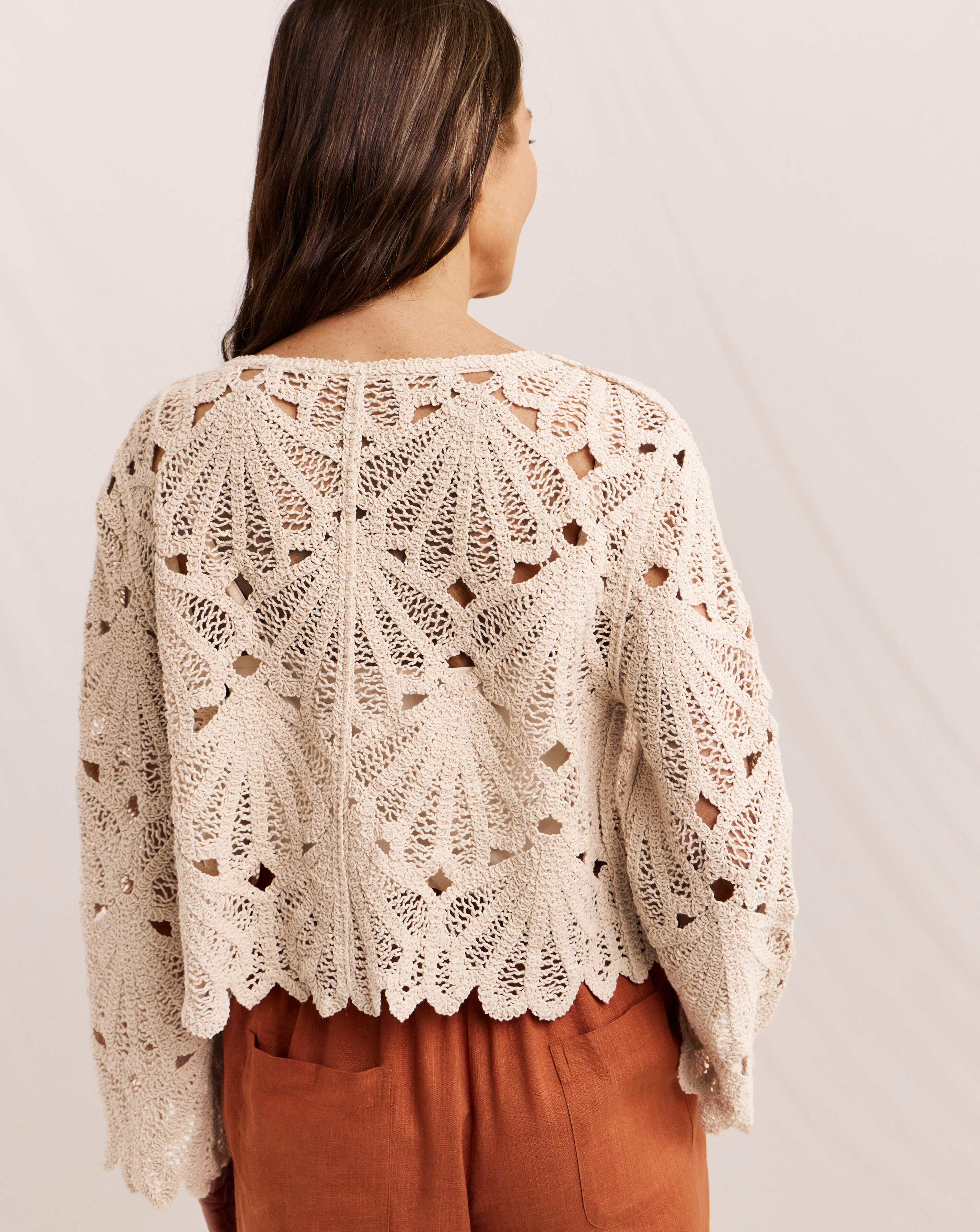 Julipa Crochet Knitted Jacket | JD Williams