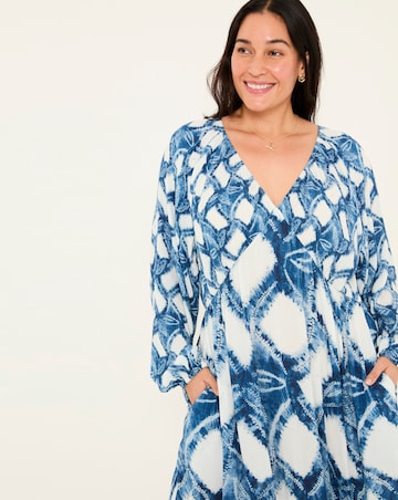 FatFace Noelle Water Leaf Maxi Dress