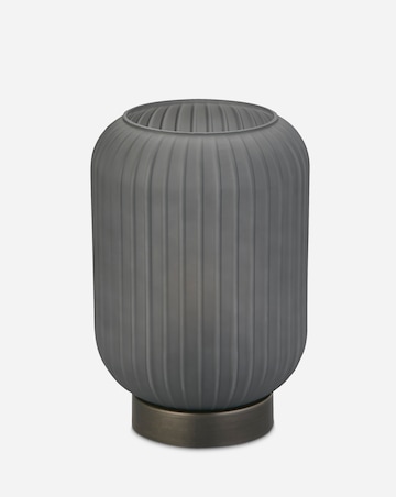 Grey Frosted Glass Table Lamp