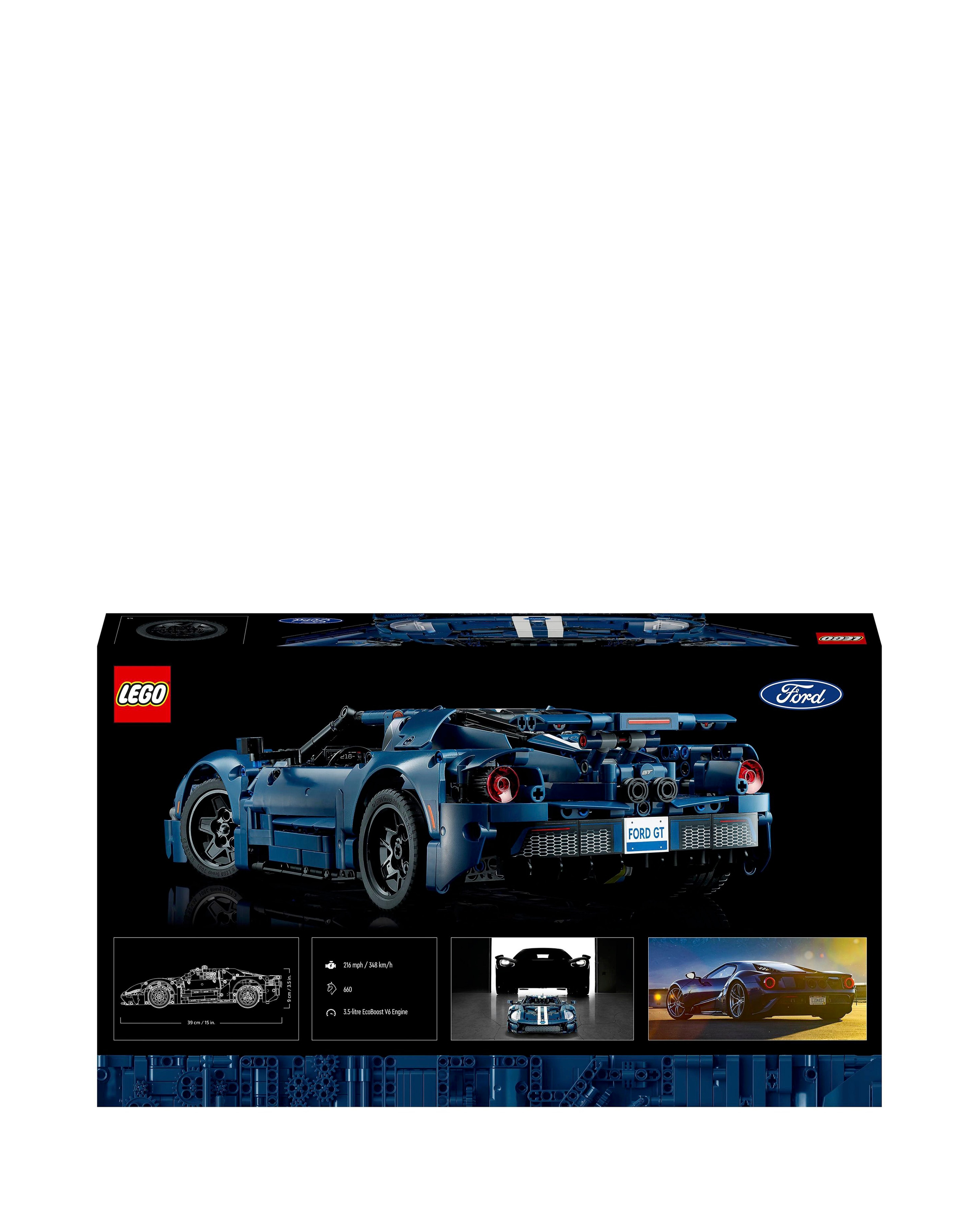 LEGO Technic 2022 Ford GT Car Model Set for Adults 42154 JD Williams
