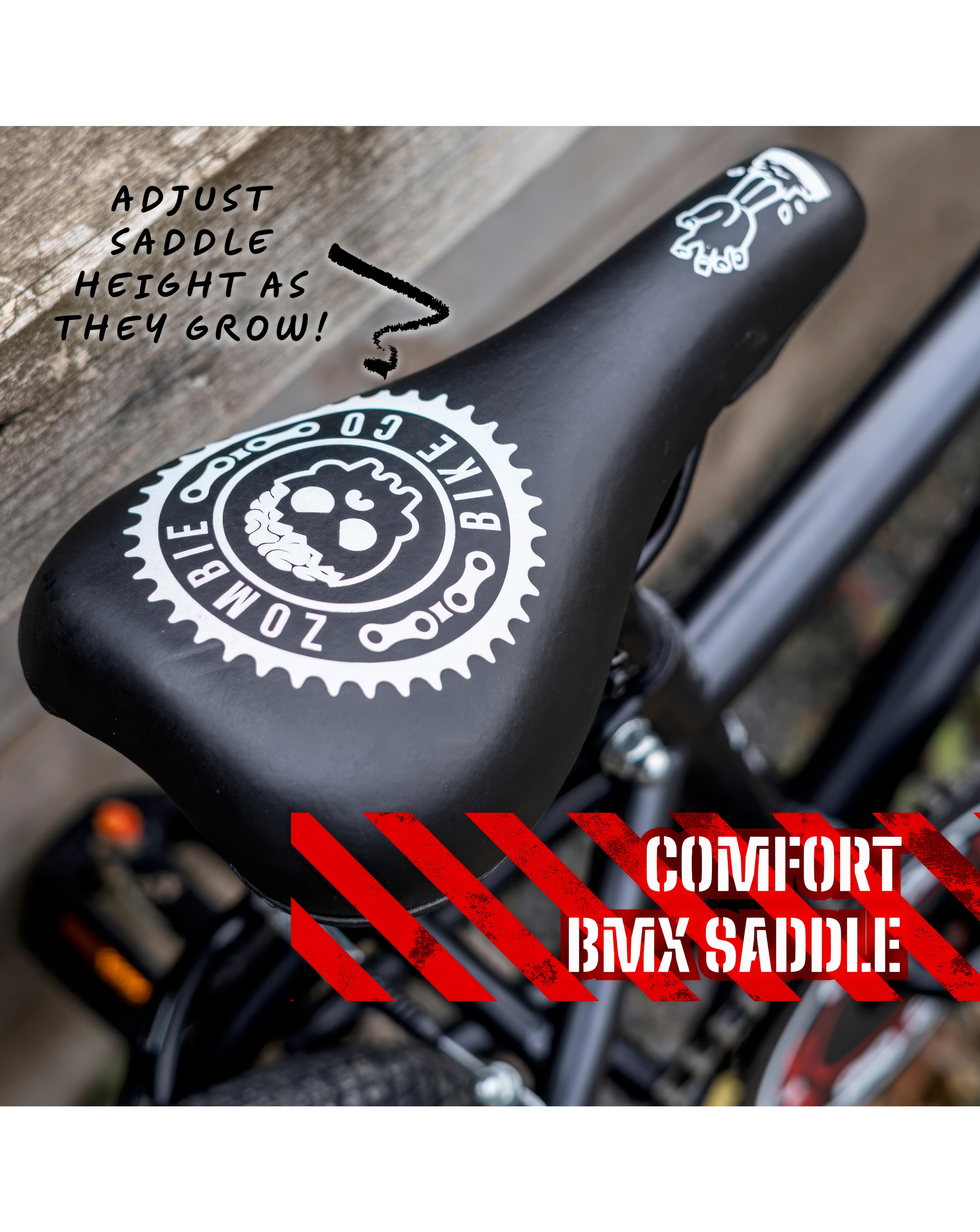 BMX（ゆげ） Zombie Plague BMX Bike - 18 inch wheel | JD Williams