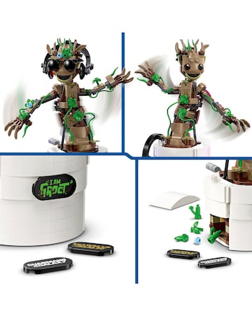 LEGO Marvel Dancing Groot Buildable Animated Toy 76297