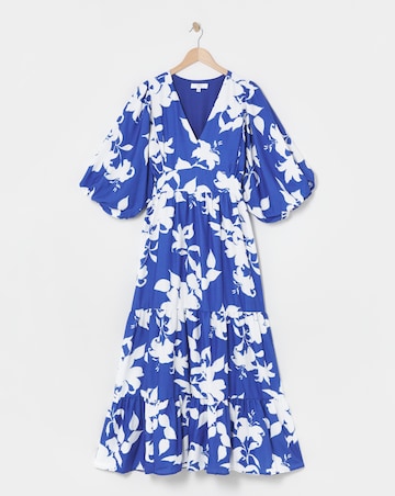 Joanna Hope Blouson Puff Sleeve Dress