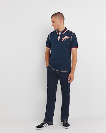 Joe Browns Badged Long Length Polo