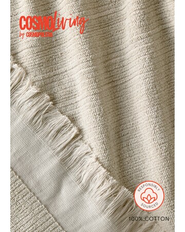 Cosmo Textured Cotton 4 Piece Towel Bale