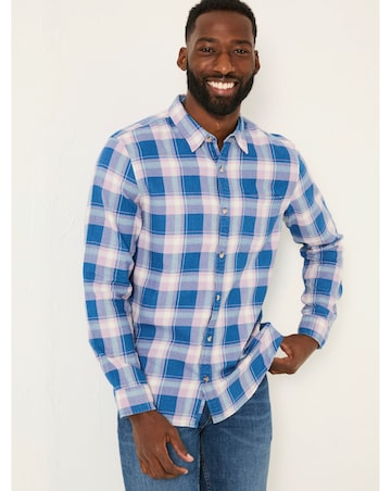 Fatface Mead Check Shirt - Lilac