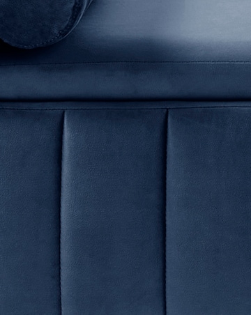 Eloise Winged Velvet Storage Ottoman