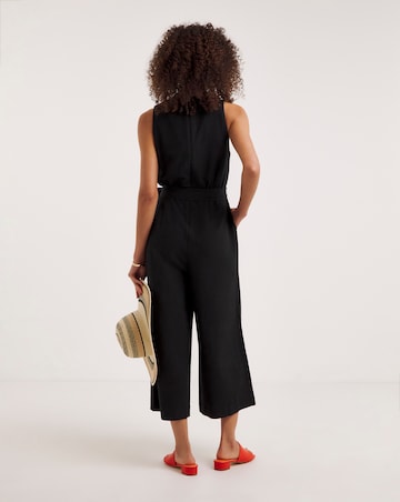 Ro&Zo Linen Blend Jumpsuit