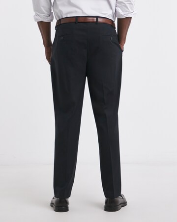 Regular Fit Pleat Front Stretch Formal Trouser