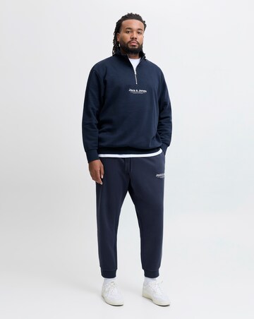 Jack & Jones Versterbro Logo 1/4 Zip Tracksuit Set - Navy