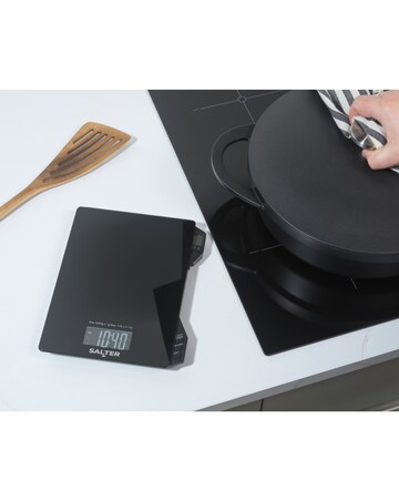 Salter Electronic Scale with Thermometer & Timer
