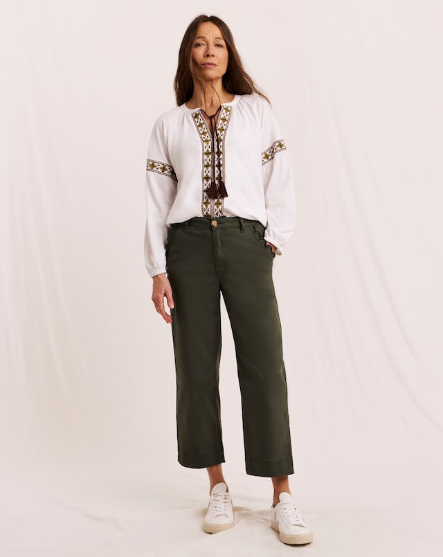 Julipa Crop Stretch Pocket Culotte