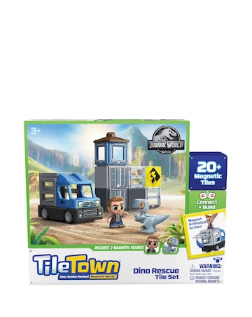Tile Town Jurassic World Dino Rescue Tile Set