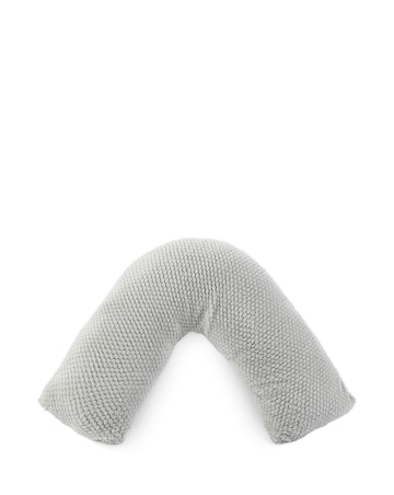 Waffle Fleece V-Shaped Cushion