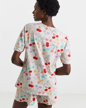 Simply Be Cherry Shortie Set