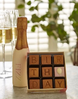 Choc on Choc Chocolate Birthday And Fizz Gift Set