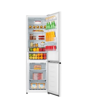 Hisense RB435N4WWE 60x200cm Total No Frost Combi Fridge Freezer - White