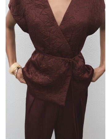 MANGO TIE WAIST VEST