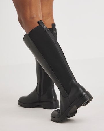 Macey Leather High Leg Boot E Fit Standard Calf