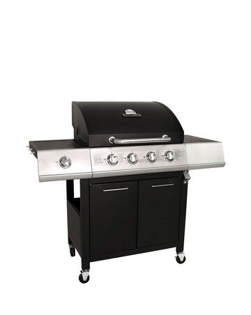 Charles Bentley 4 Burner Gas BBQ with Side Burner Bundle