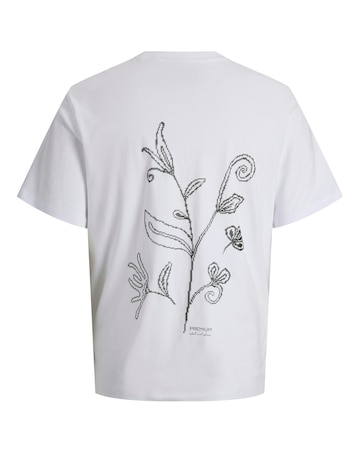 Jack & Jones Premium Kyle Back Graphic T-Shirt - White