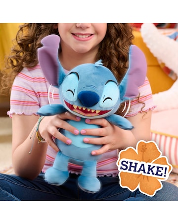 Disney Stitch Crack Me Up Feature Plush