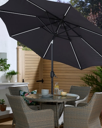 Solar LED Strip Parasol