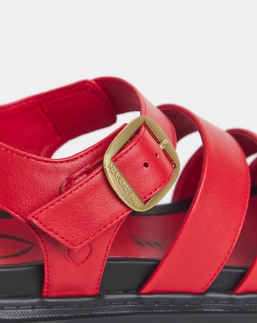 Heavenly Feet Saffron Fisherman Chunky Sandals - Wide Fit (E)