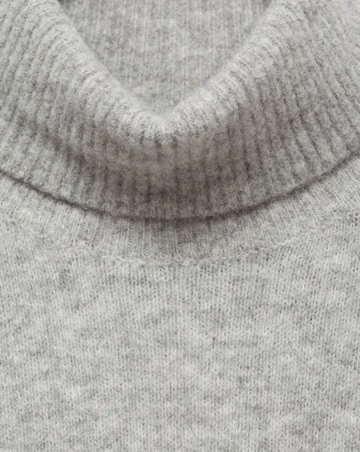 Mango Short Knitted Turtleneck Dress