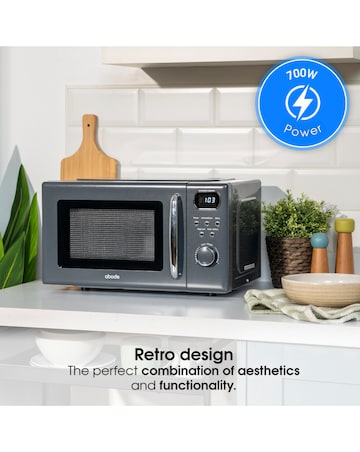 Abode AMD2004G 20L Digital Microwave - Grey