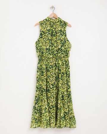 Joanna Hope High Neck Print Midi Dress