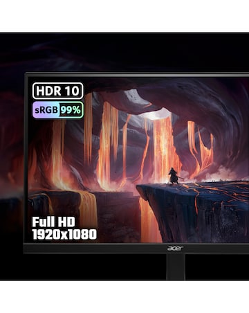 Acer Nitro 23.8in FHD ZeroFrame 200Hz 1ms Gaming Monitor with FreeSync