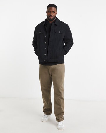 Jack & Jones Benja 1/4 Zip Polo - Black