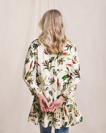 Julipa Mix Print Pintuck Tunic