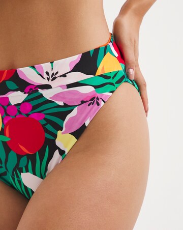 Fruit Mix and Match High Leg Reversible Bikini Bottoms