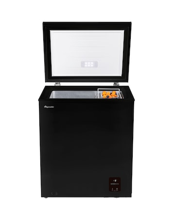 Fridgemaster MCF142EB 142L Chest Freezer - Black E Rated