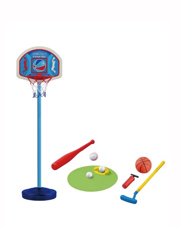 Solex 3 in 1 Combo Basketball, Baseball & Golf