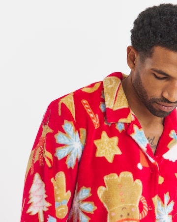 Pretty Secrets Christmas Fleece Matching Family Pyjamas Mens