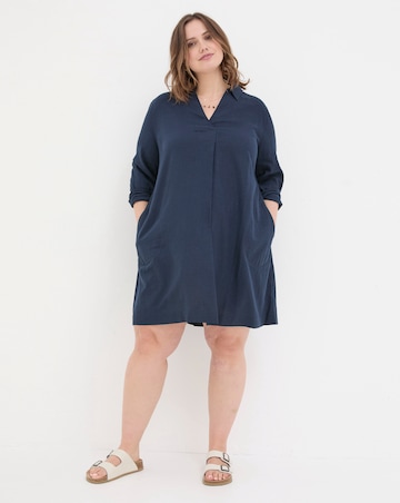 FatFace Mina Linen Blend Tunic Dress